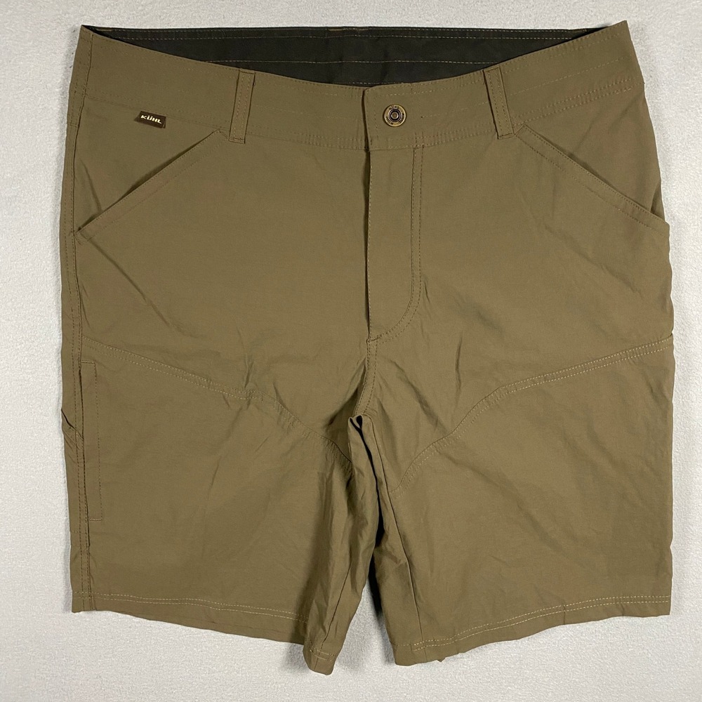 KUHL Renegade Shorts Mens 36 Brown Hiking Outdoor Cargo 5121